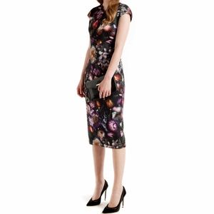 Ted Baker RAISIE Shadow Floral midi dress